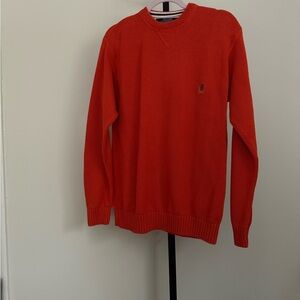 Men's Tommy Hilfiger Orange Sweater